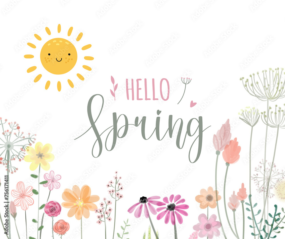 White Minimalist Modern Floral Flower Hello Spring Facebook Post. White Minimalist Modern Floral Flower Hello Spring Facebook Post.