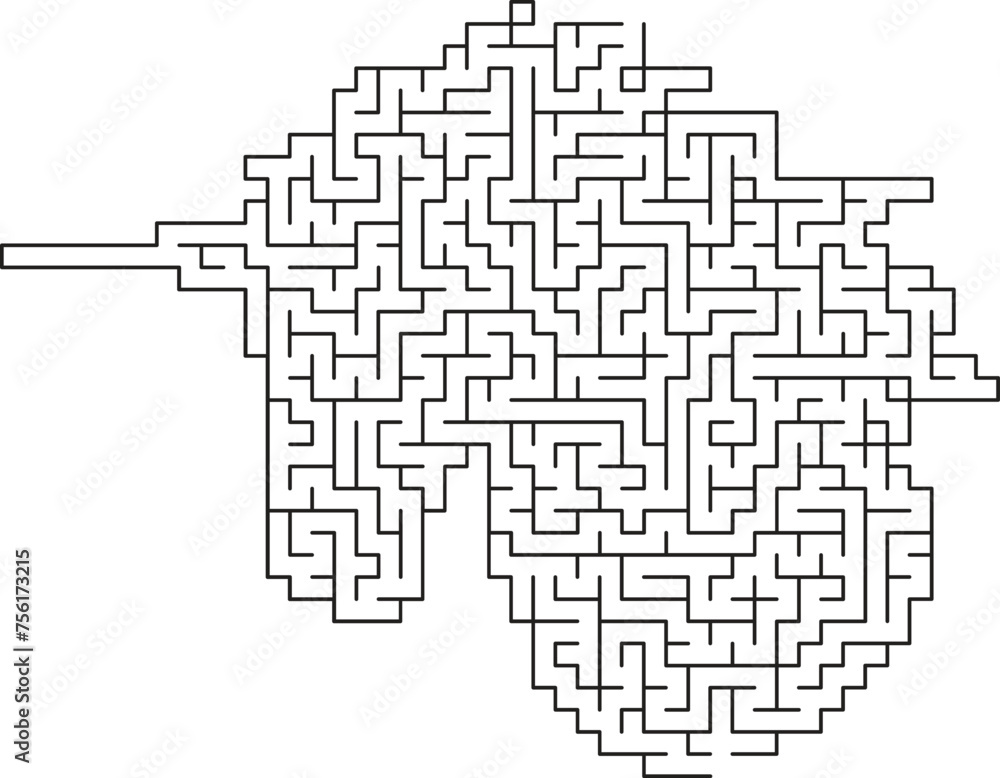 Obraz premium Unicorn Maze Puzzle