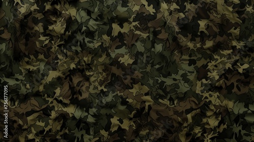 military camouflage background Green and brown military camouflage pattern photo