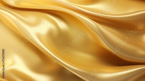 golden silk background Abstract background of elegant gold satin.