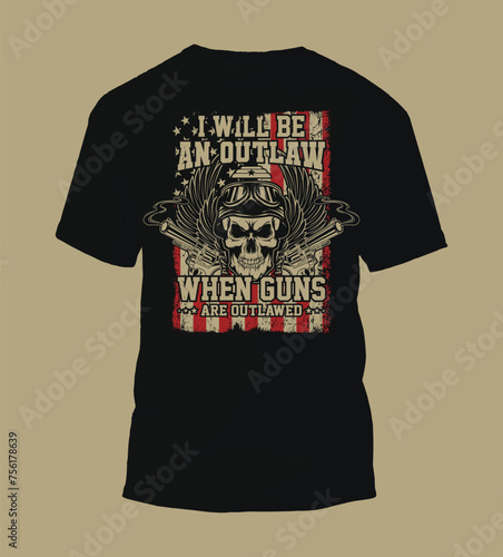 American veteran t-shirt Design Vector