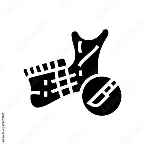 mandibular osteotomy surgery glyph icon vector. mandibular osteotomy surgery sign. isolated symbol illustration