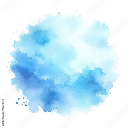 Abstract lite blue watercolour background texture pattern