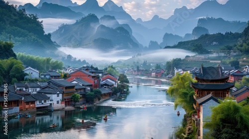 Scenery of the Lijiang River