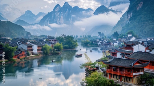 Scenery of the Lijiang River