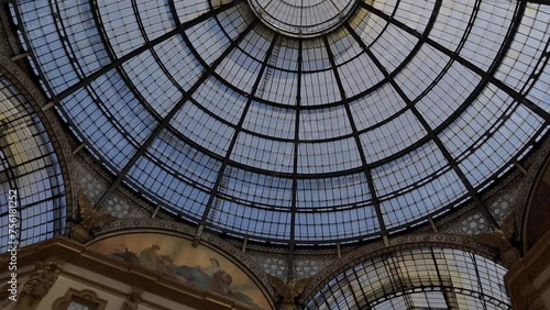 The Galleria Vittorio Emanuele II in Milan Italy photo