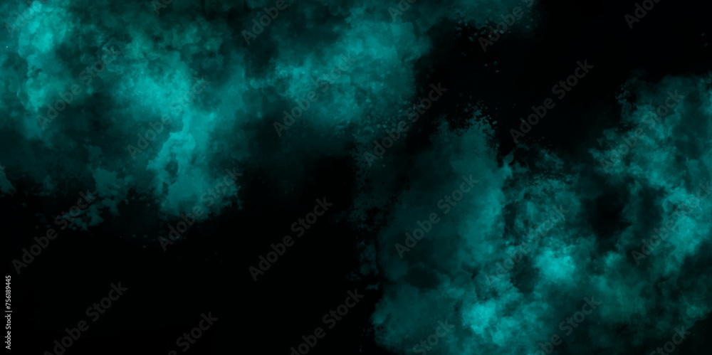 Black and blue Smoke Background. Blue powder dust smoke on black background. Abstract smoke wallpaper background for desktop. Smoke grunge backdrop. Light sky cloud. smoke isolated ethereal blurred.