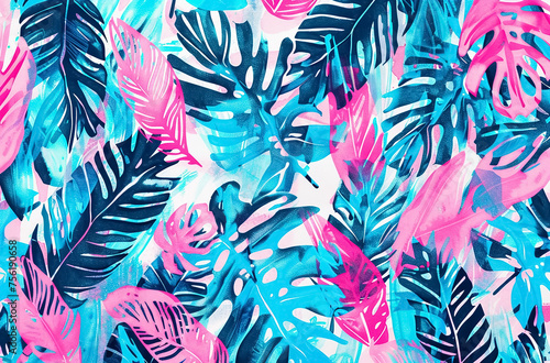 seamless background with feathers