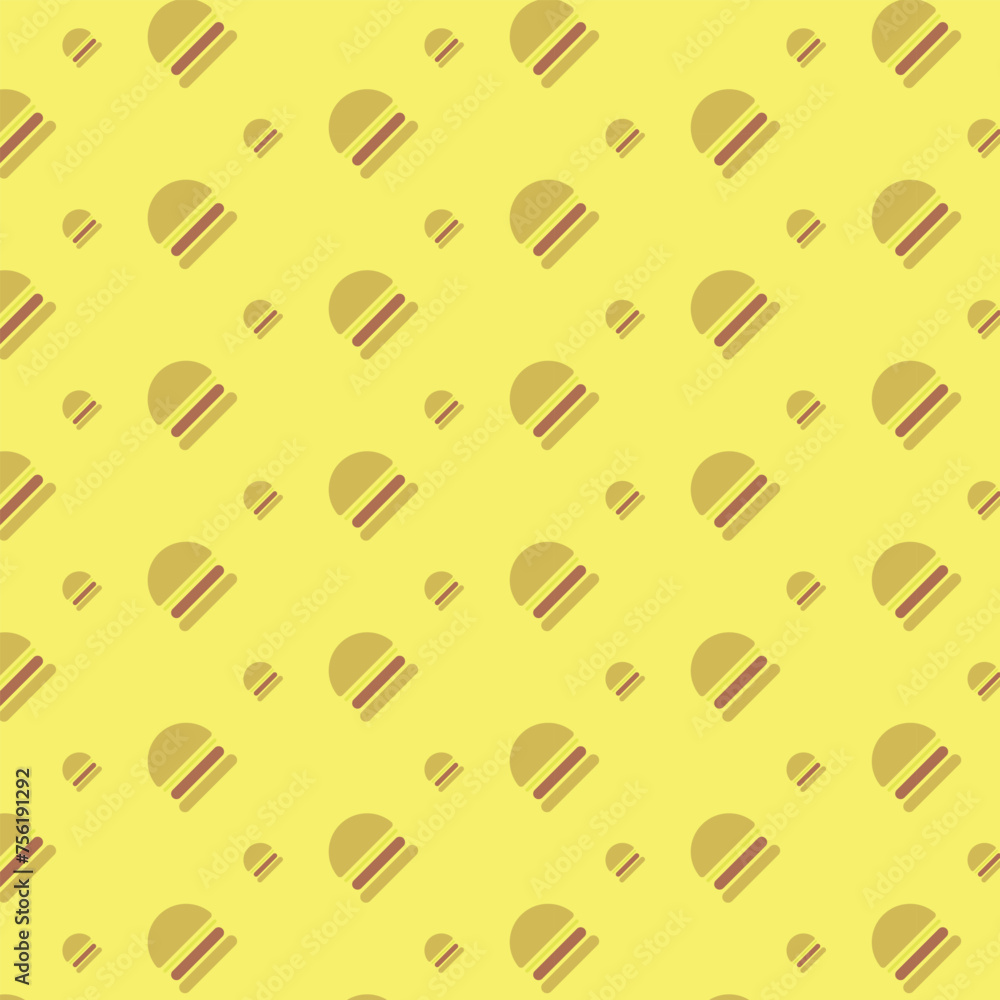 Flat Hamburger seamless pattern background vector Flat Hamburger seamless pattern background vector