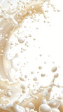 Milky goodness in a glass, creamy and comforting, evoking memories of simplicity.
