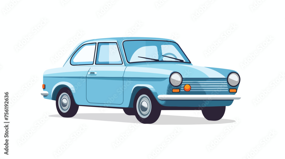 Car icon image flat vector isolated on white background