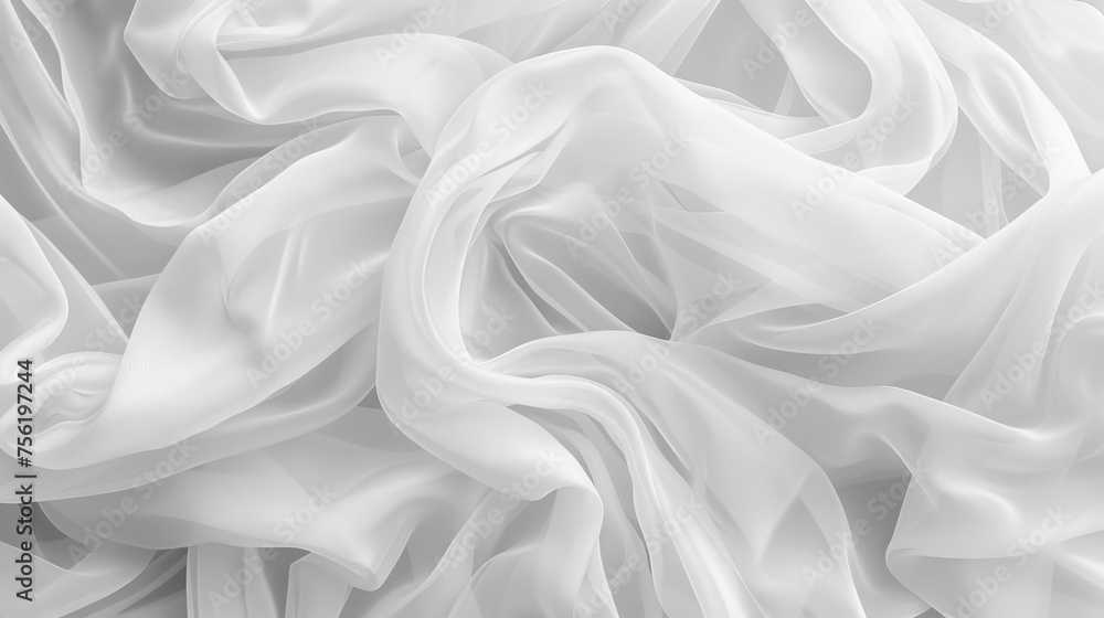 White Fabric Creased and Crumpled White Fabric Creased and Crumpled