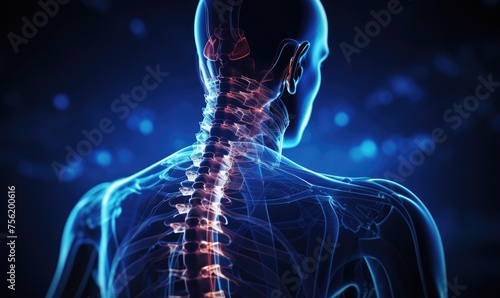 Spinal X-Ray Image. suitable for your science design