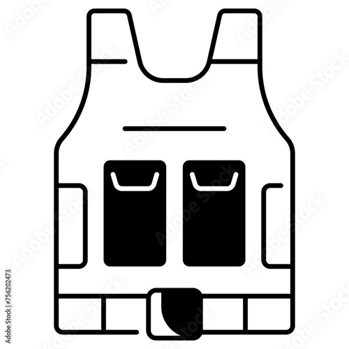 Bulletproof Vest Icon