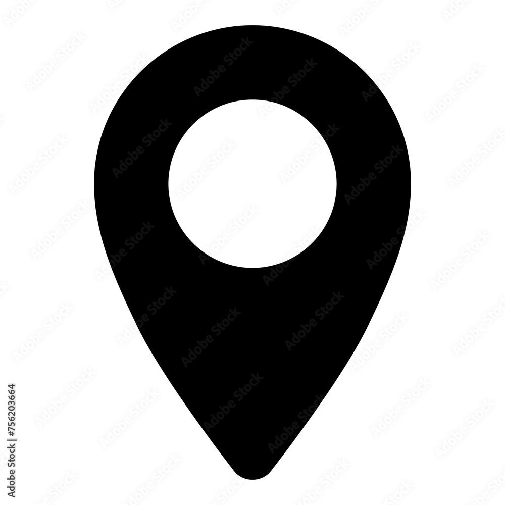 Pin location icon for map and navigation Pin location icon for map and navigation