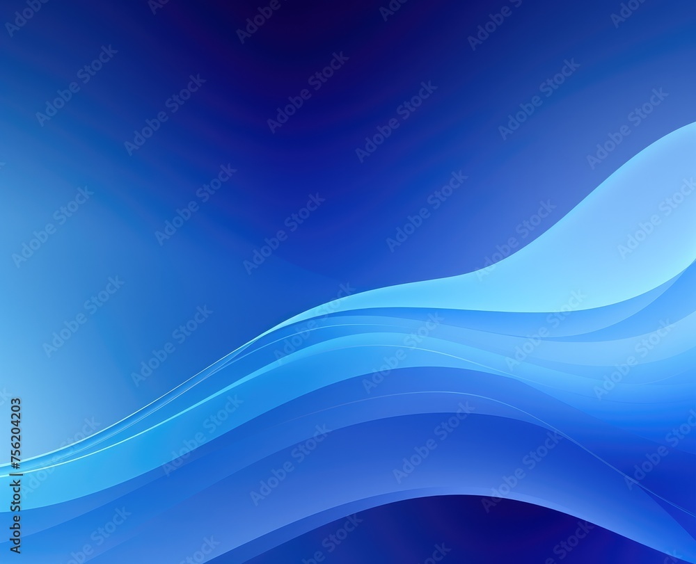 Blue background vector presentation design template with abstract curved lines and soft light Blue background vector presentation design template with abstract curved lines and soft light
