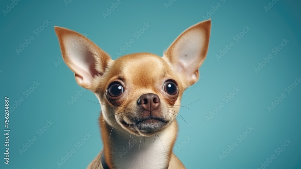 Small brown dog with big ears and big smile