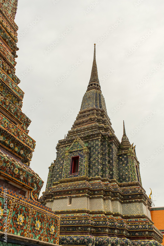 Fototapeta premium Wat Pho or Wat Po that is a Buddhist temple in Bangkok, Thailand.