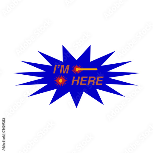 spirit board text retro style sticker