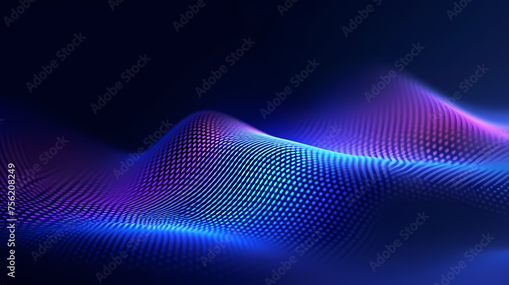 Abstract digital wave technology background Abstract digital wave technology background