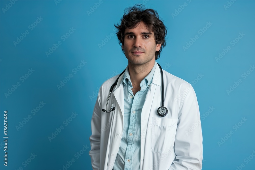 Professional in Medicine: Portrait of a Caucasian Male Doctor Professional in Medicine: Portrait of a Caucasian Male Doctor