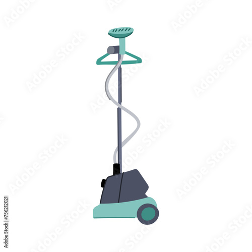 cloth garment steamer cartoon vector illustration