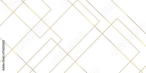 Geometric vector pattern, repeating thin linear square diamond shape and rectangle. abstract golden colors with lines pattern texture business background .modern futuristic technology background . photo