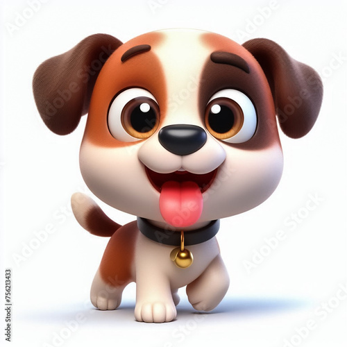 3d dog cartoon