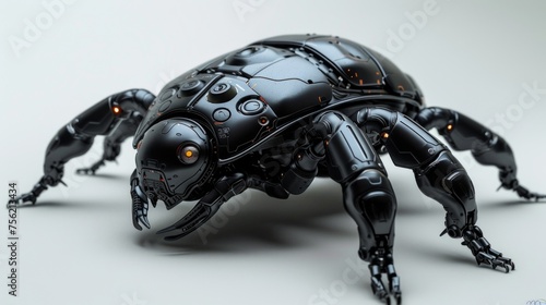 A mini biomimetic robot beetle. The concept of modern technologies © CaptainMCity