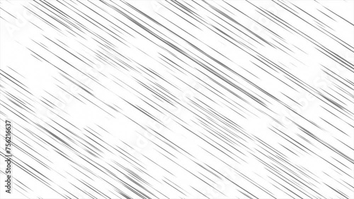 Gray color moving parallel lines on white background for professional and business purpose photo