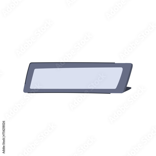 game nameplate cartoon vector illustration