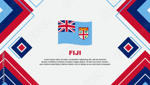 Wallpaper Mural Fiji Flag Abstract Background Design Template. Fiji Independence Day Banner Wallpaper Vector Illustration. Fiji Background Torontodigital.ca