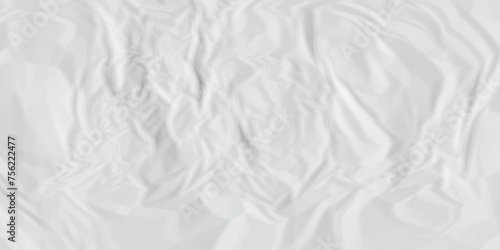 White crumpled paper texture . White wrinkled paper texture. White paper texture . White crumpled and top view textures can be used for background of text or any contents .