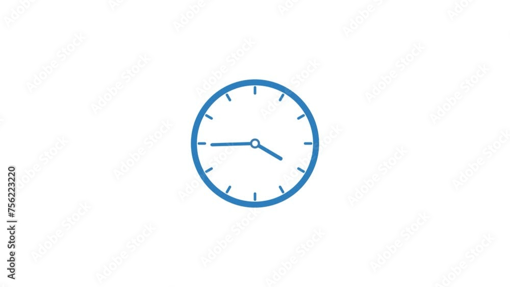 Abstract new fast analog clock animation. Abstract new fast analog clock animation.