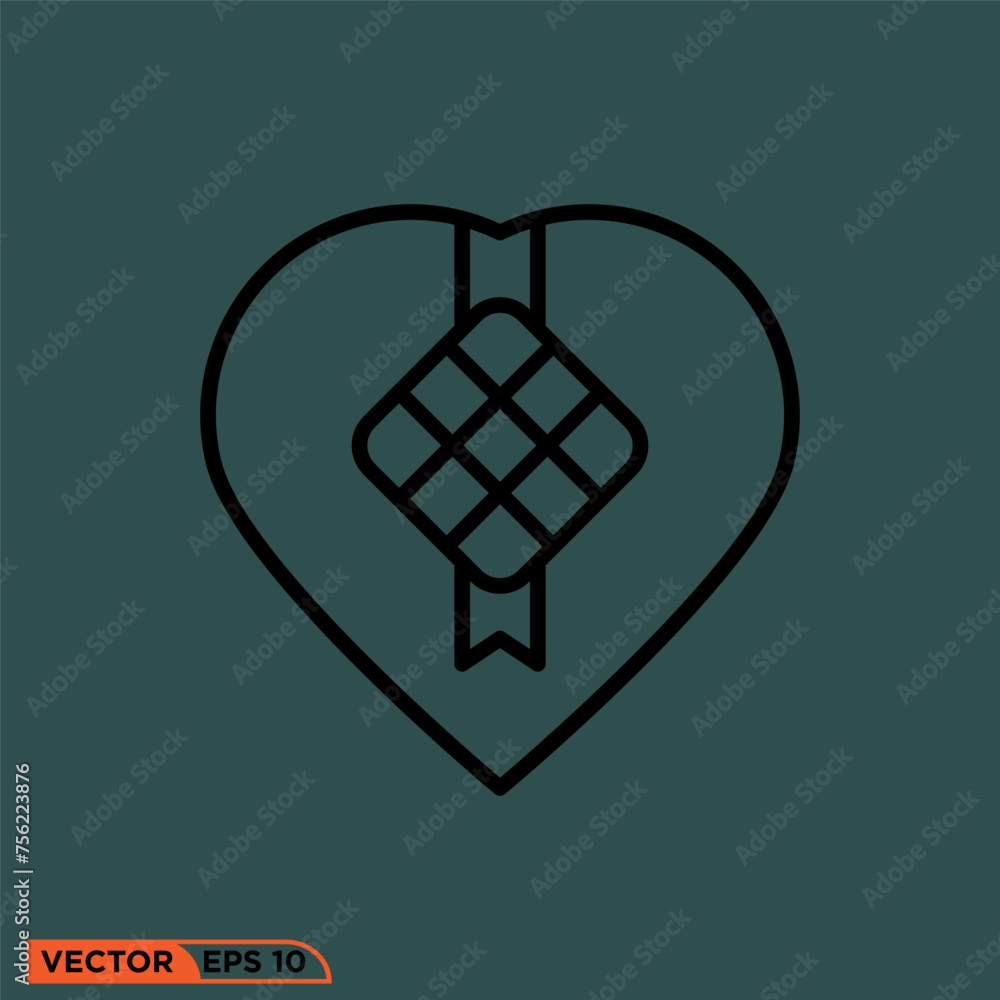 Ramadhan love icon design vector graphic of template, sign and symbol, line style
Ramadhan love icon design vector graphic of template, sign and symbol, line style