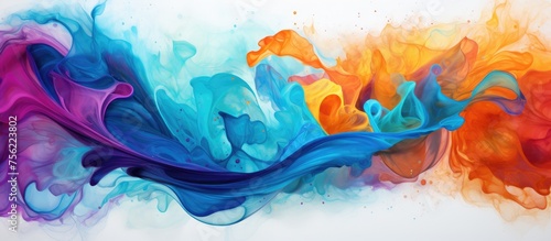 Colorful Abstract Art Print.