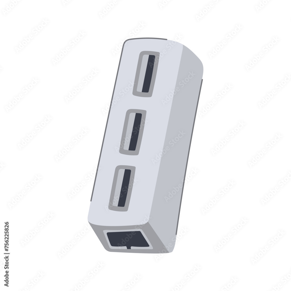 desk usb hub cartoon. pc input, line data, laptop hardware desk usb hub sign. isolated symbol vector illustration desk usb hub cartoon. pc input, line data, laptop hardware desk usb hub sign. isolated symbol vector illustration