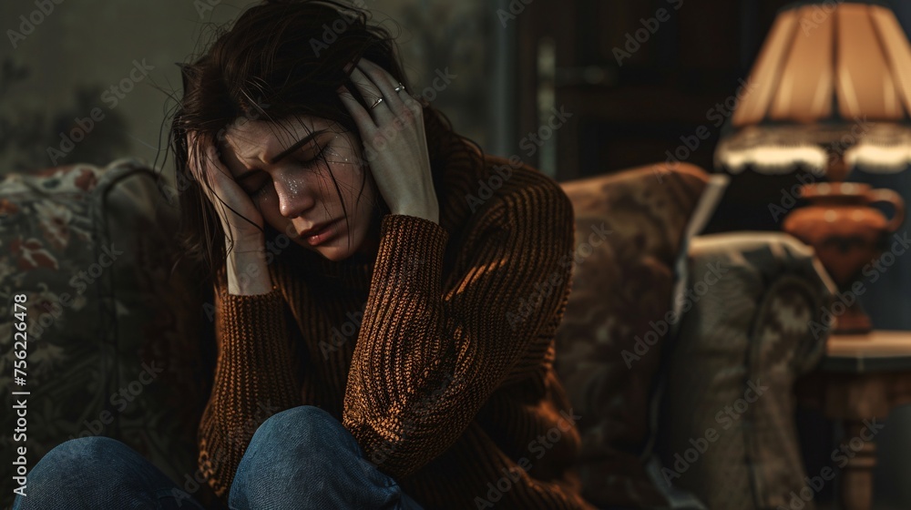 Women's Month A Woman's Struggle with Migraines Generative AI Women's Month A Woman's Struggle with Migraines Generative AI