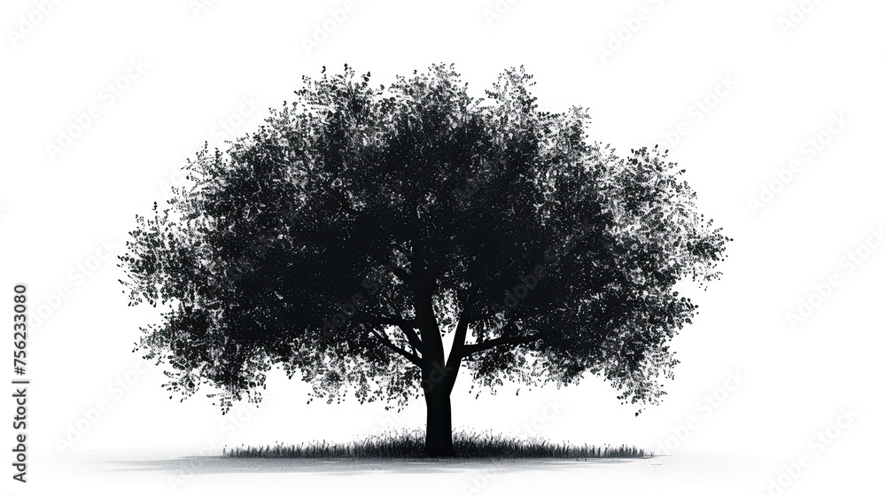 Pixel black tree. Style, shadow, oxygen, grass, oak, forest, leaves, trunk, bark, life, crown, leaf, roots, hollow, branch, bush, root, paper, firewood, greenery. Generated by AI Pixel black tree. Style, shadow, oxygen, grass, oak, forest, leaves, trunk, bark, life, crown, leaf, roots, hollow, branch, bush, root, paper, firewood, greenery. Generated by AI