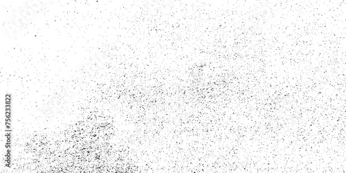 Dust and scratches grain texture on white and black background. Dust overlay distress grungy effect paint. Black and white grunge seamless texture. 