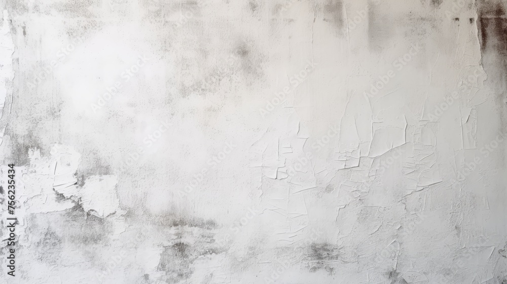 Obraz premium Soft white painted concrete wall. Generative AI