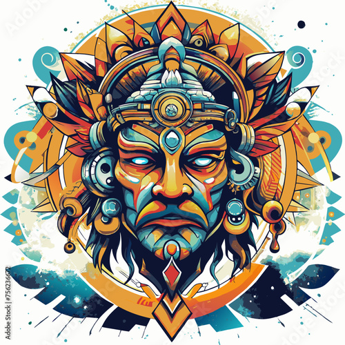 background with a tattoo