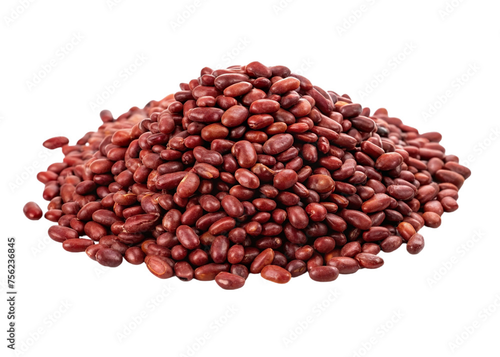 Pile of dried red kidney beans. isolated on transparent background. Pile of dried red kidney beans. isolated on transparent background.