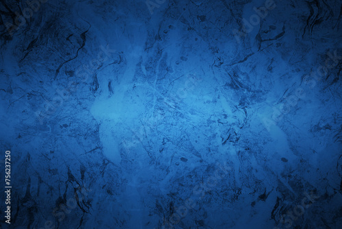 Cement wall background, dark blue gradient old wall pattern, blue abstract wall background, dark blue cement texture old wall pattern.