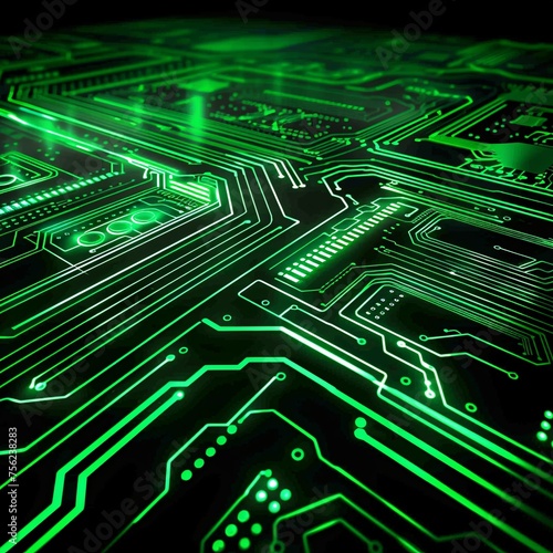 Neon Tech The Future of Computing Generative AI