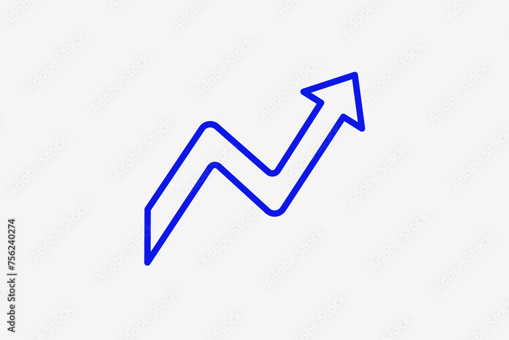 growth illustration in line style design. Vector illustration. growth illustration in line style design. Vector illustration.