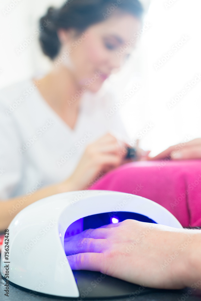Fototapeta premium nail treatment