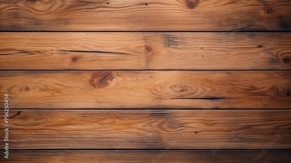 Fototapeta premium Wooden floor background. Generative AI