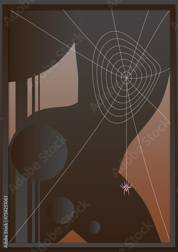 Spinnennetz 16