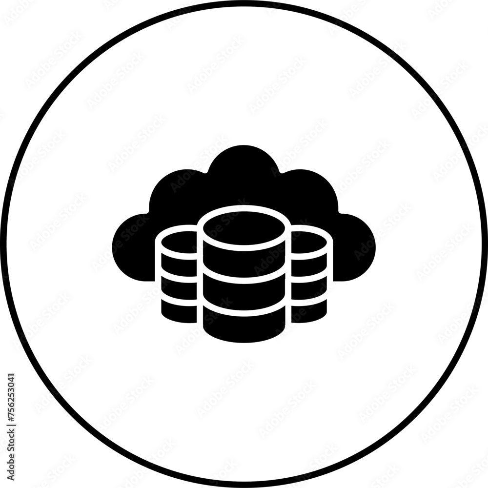 Cloud Storage Icon Cloud Storage Icon